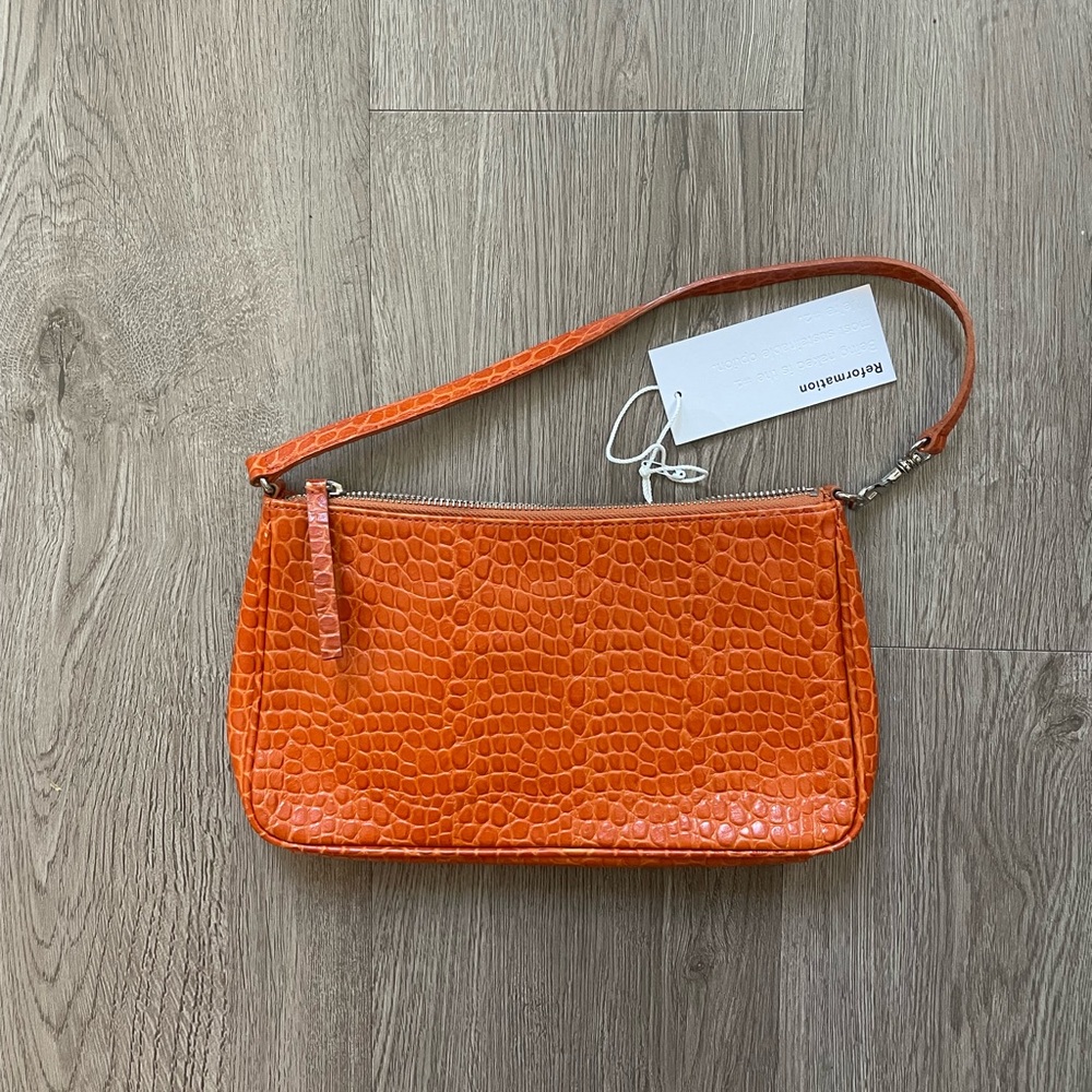 Reformation Vintage Orange Banana Republic Y2K Purse